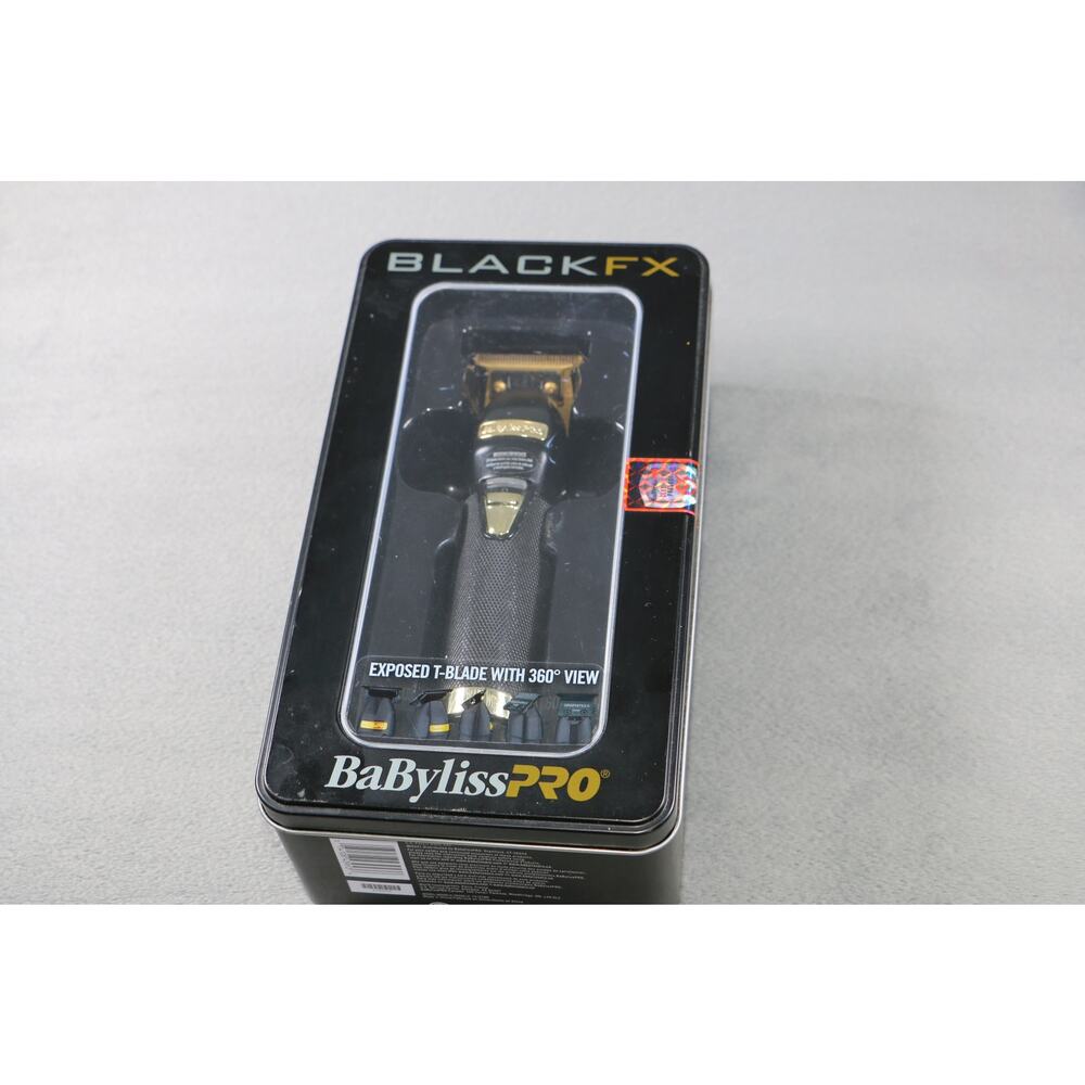Babylisspro Blackfx Fx787bn Cordless Trimmer Exposed T-Blade Gold Blades Kit New